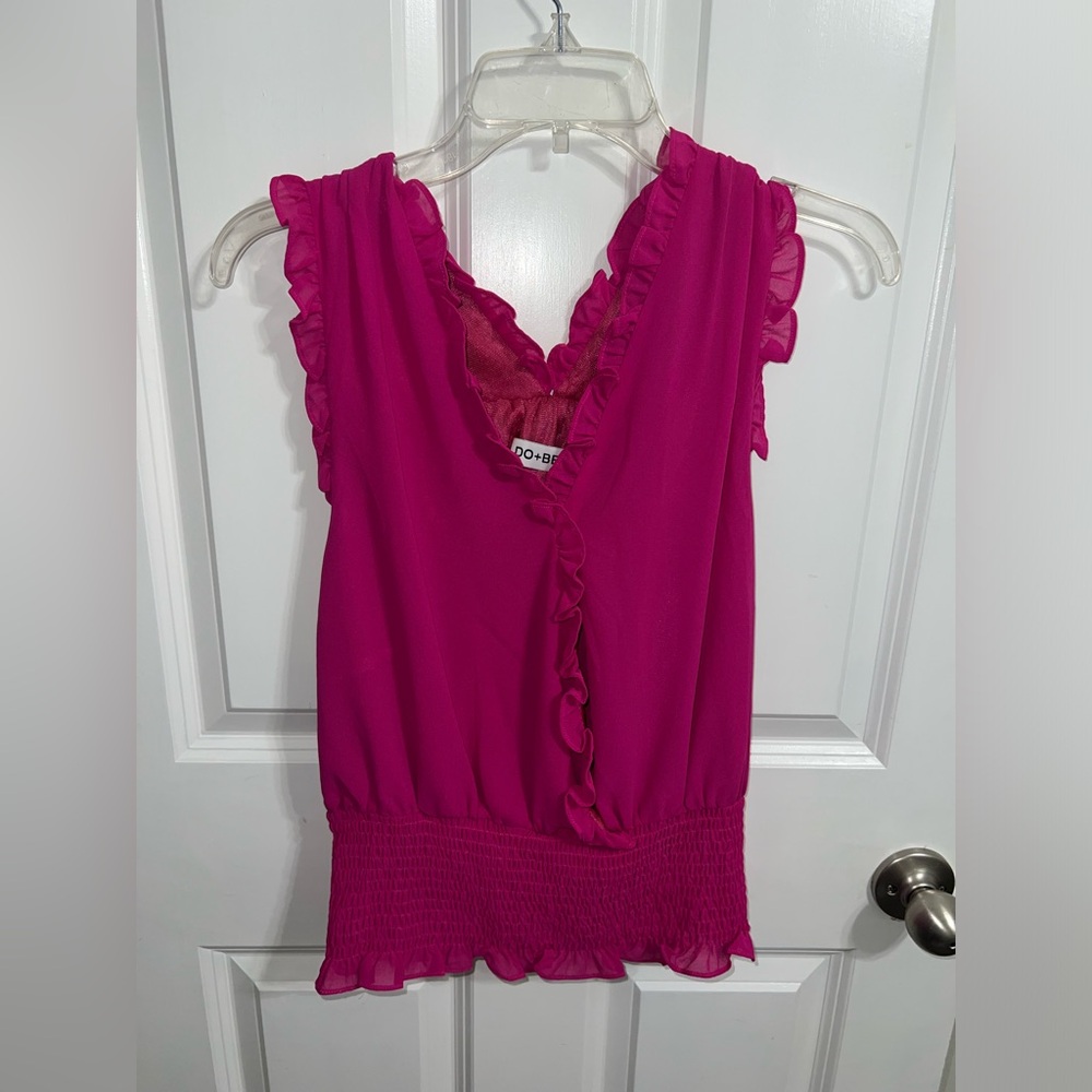Pink tank top